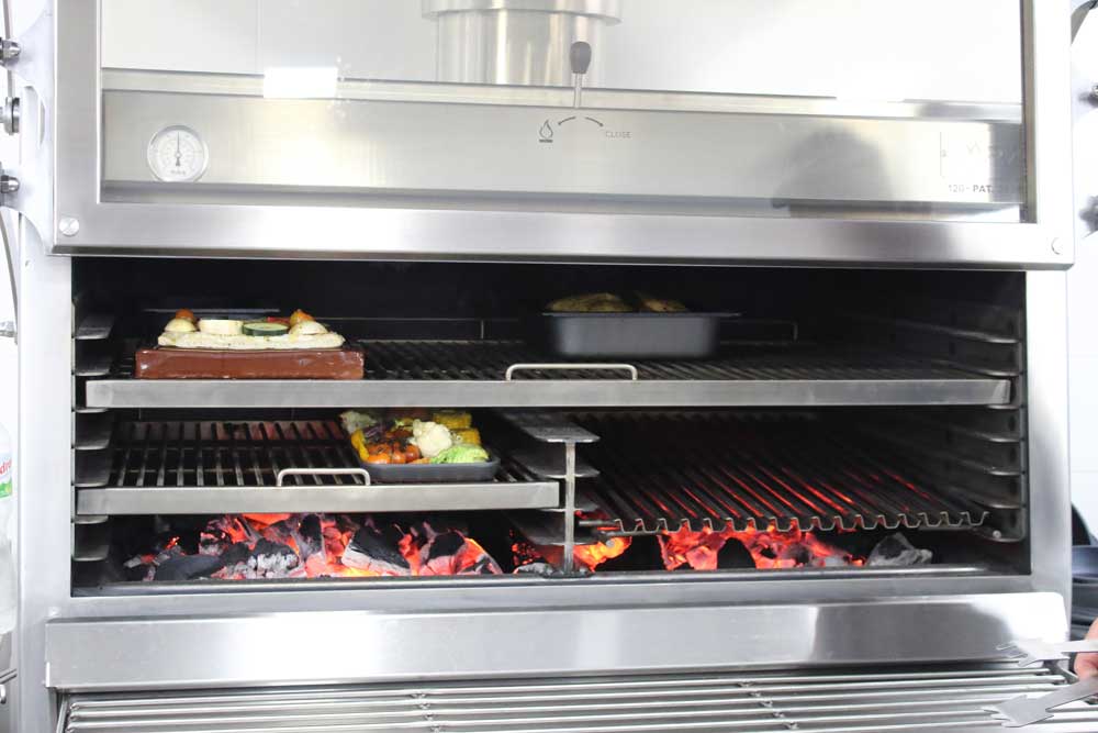 Pira 120 Silver ED Charcoal Oven - 120.107