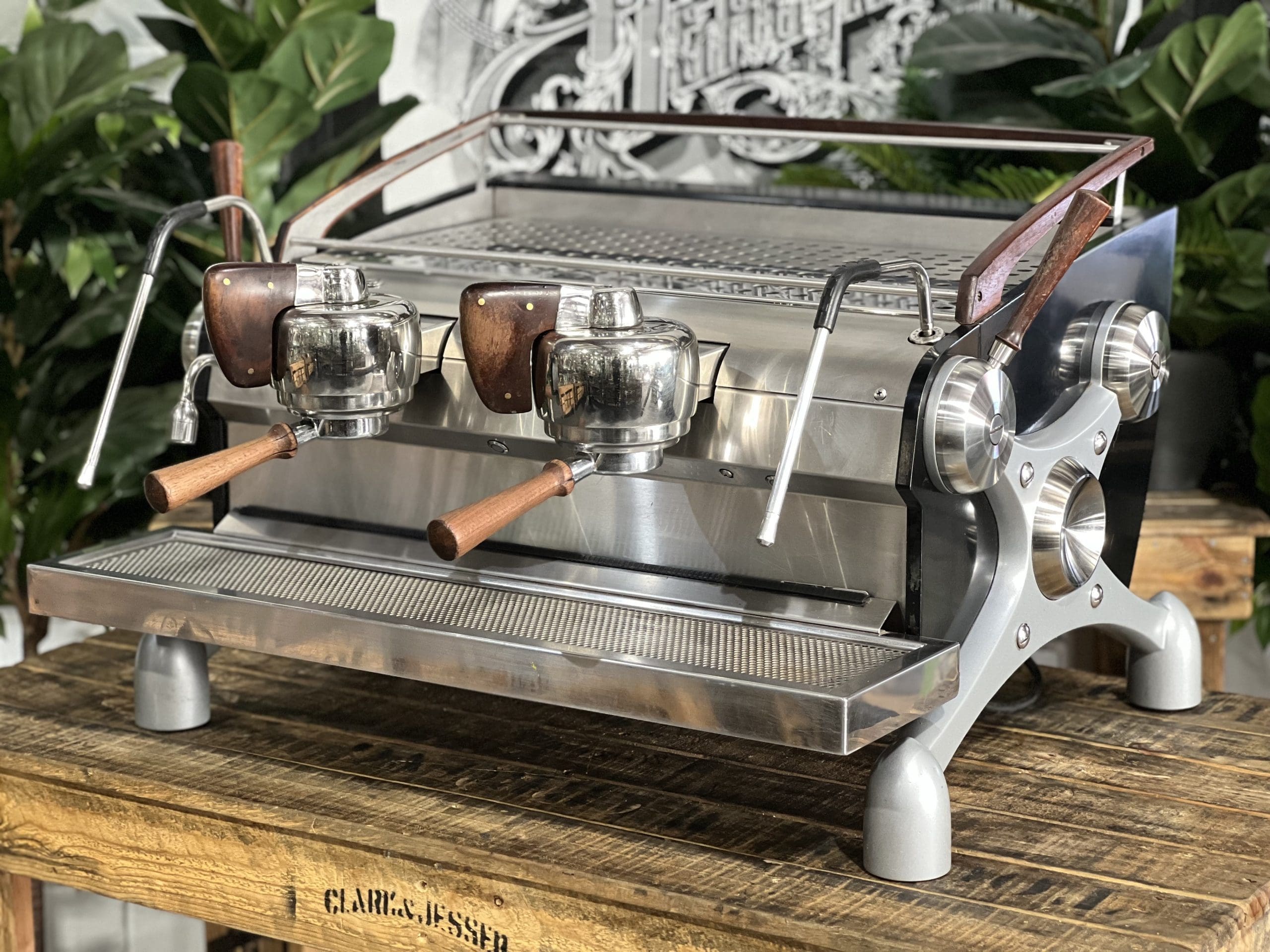 Slayer Black - 2 Group Commercial Espresso Machine - Timber