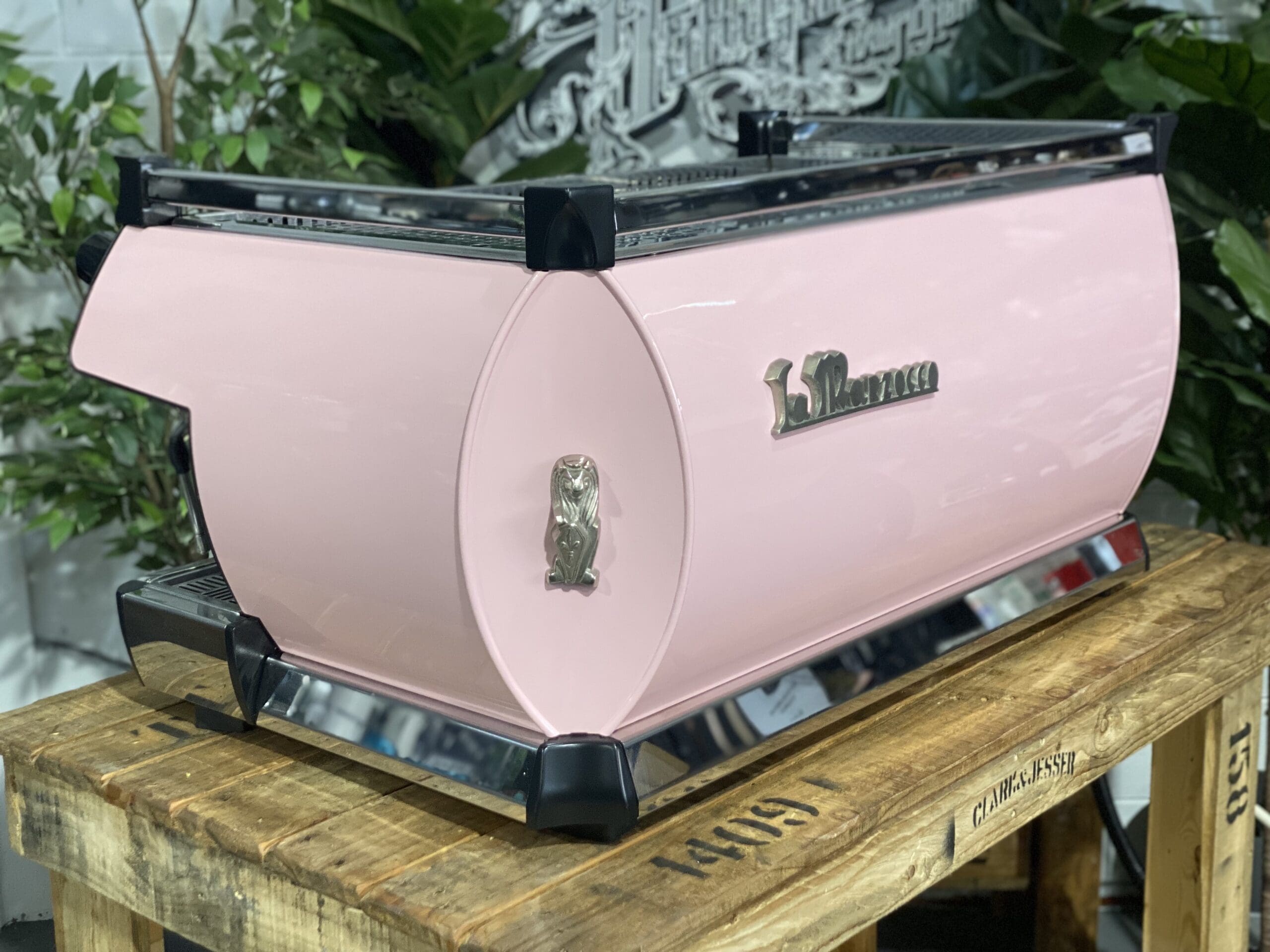 La Marzocco GB5 Baby - 3 Group Commercial Espresso Machine - Pink