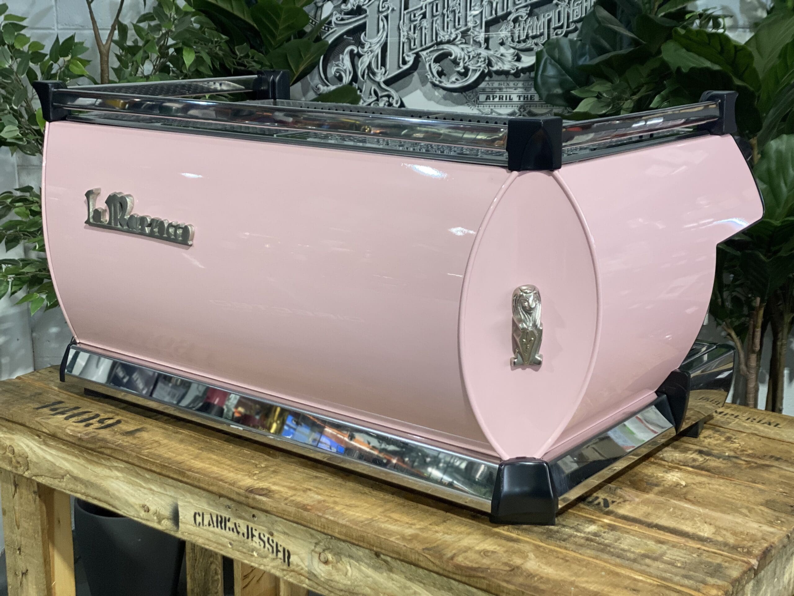 La Marzocco GB5 Baby - 3 Group Commercial Espresso Machine - Pink