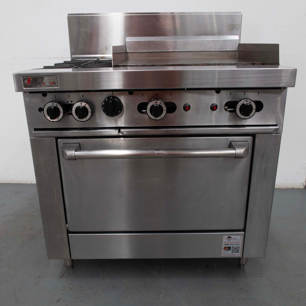 Trueheat RCR9-2-6G 2 Burner Range Oven With 2 Burner Griddle - 822155
