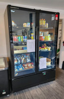 Skope BME1200N-A 2 Glass Door Display or Storage Fridge