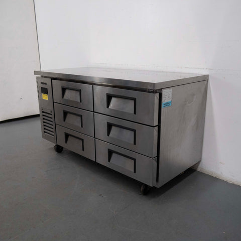 Skipio SUR15-3D-6 Undercounter Bench Fridge Draws - 855333