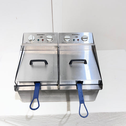 Roband FR28 Counter Top Split Pan Fryer - 851313