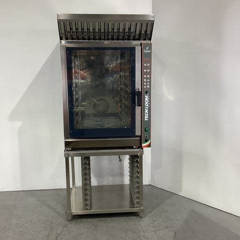 Tecnodom TDC-10VH 10 Tray Combi Oven + Stand & FED Exhaust Canopy - 916851