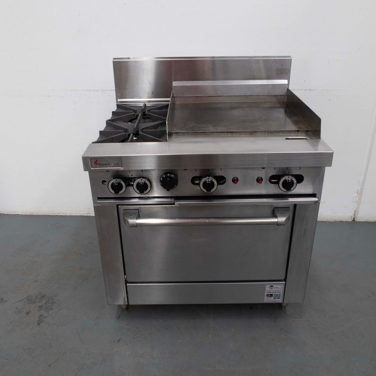Trueheat RCR9-2-6G 2 Burner Range Oven With 2 Burner Griddle - 822155