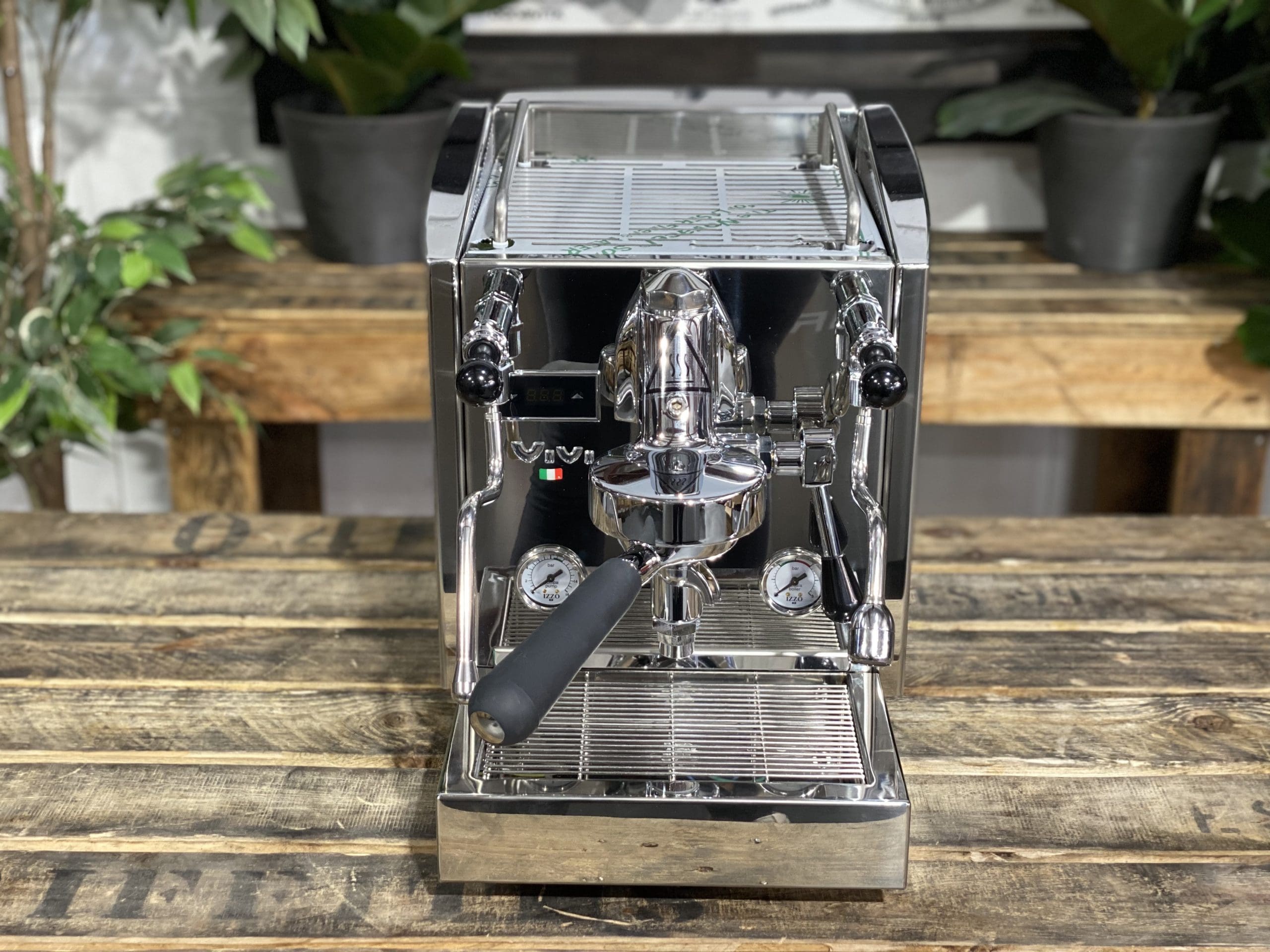 Izzo ViVi Duetto Dual Boiler - 1 Group Commercial Espresso Machine - Stainless