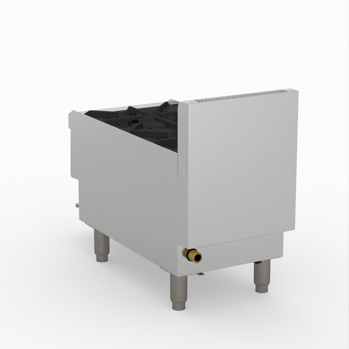 GasMax Benchtop Natural Gas 2 Burner Cooktop W/ Splashback JUS-TR-2B