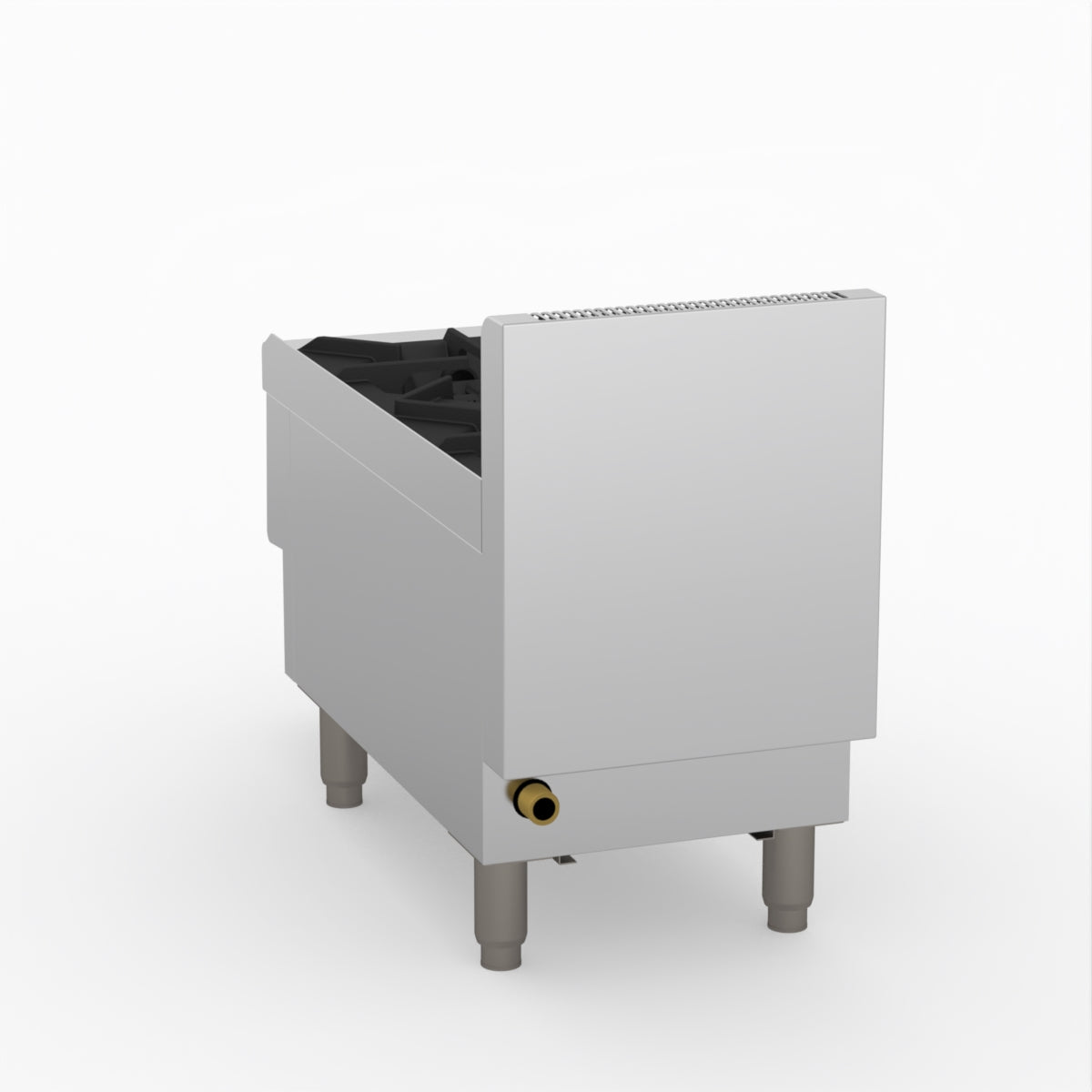 GasMax Benchtop Natural Gas 2 Burner Cooktop W/ Splashback JUS-TR-2B