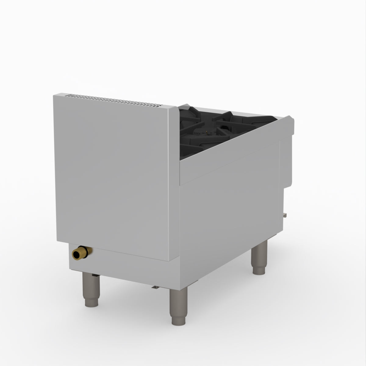 GasMax Benchtop Lpg 2 Burner Cooktop W/ Splashback JUS-TR-2BLPG