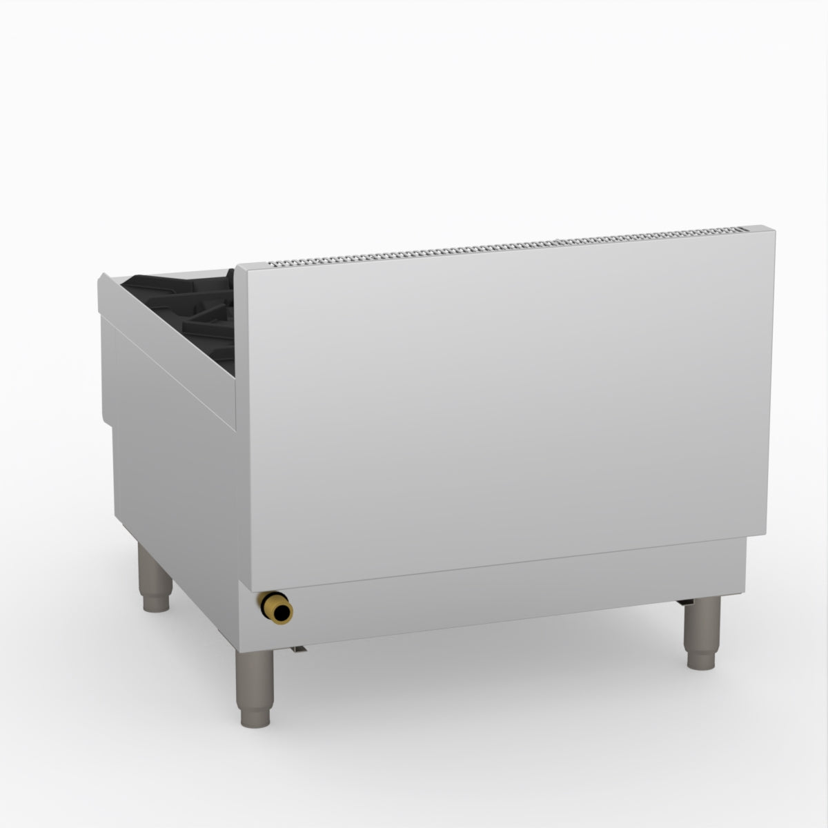 GasMax Benchtop Lpg 4 Burner Cooktop W/ Splashback JUS-TR-4BLPG