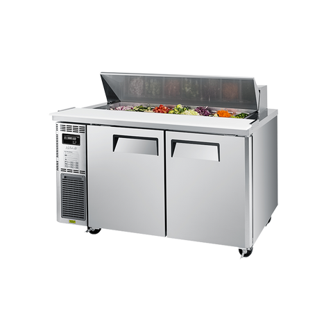 Turbo Air 2 Door Hooded Salad Prep Fridge - 1500mm Width