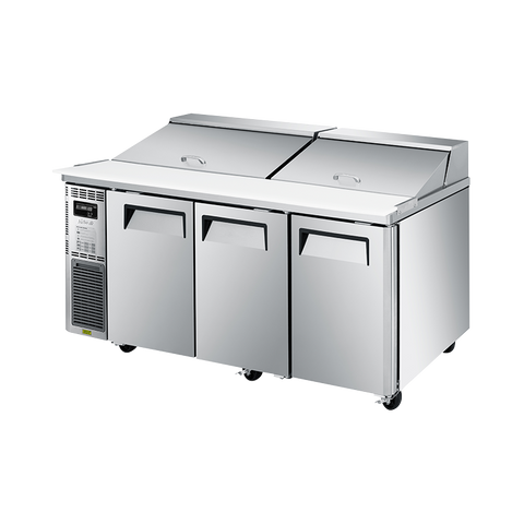 Turbo Air 3 Door Hooded Salad Prep Fridge