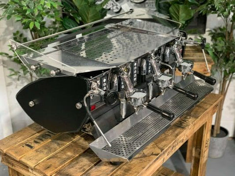 Kees Van Der Westen Mirage Triplette Sides - 3 Group Commercial Espresso Machine - Black