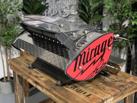 Kees Van Der Westen Mirage Arte Veloce Triplette Sides - 3 Group Commercial Espresso Machine - Red