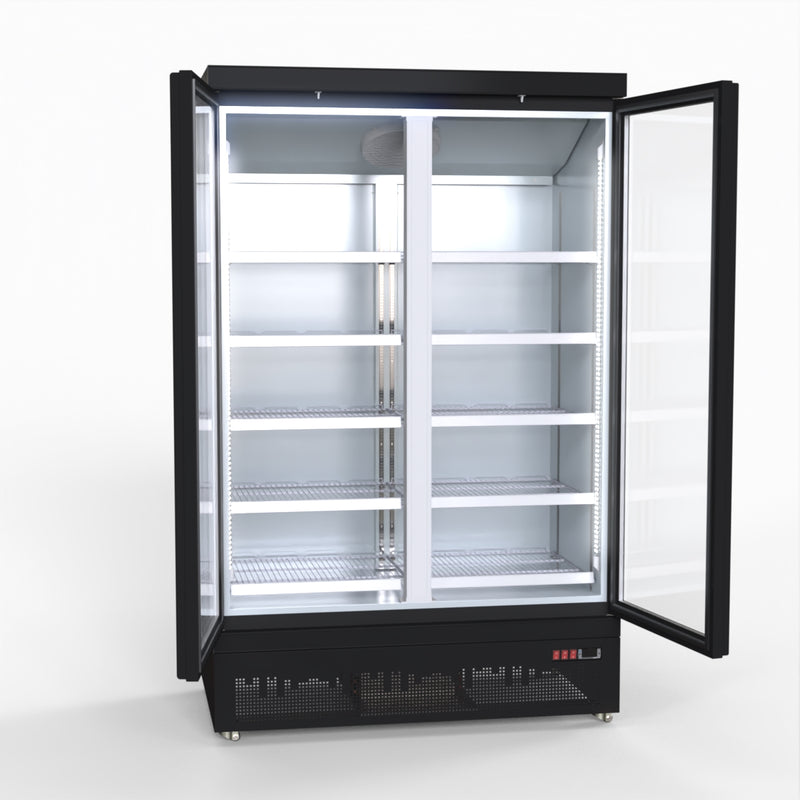 Thermaster Double Door Supermarket Fridge LG-1000BGBM