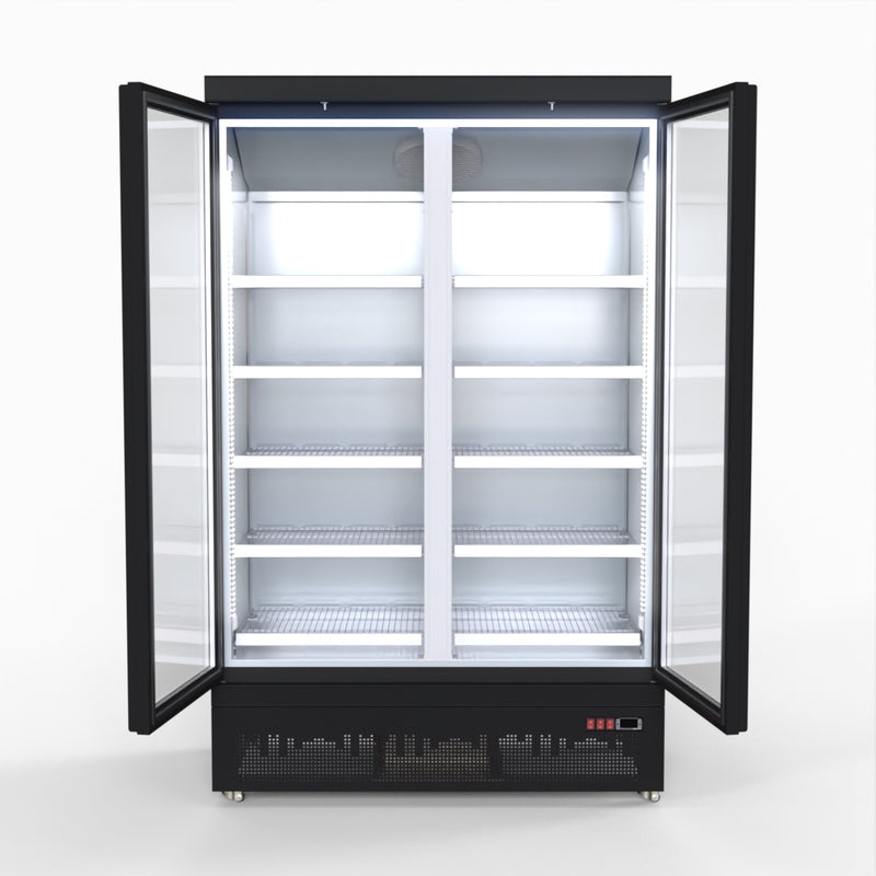 Thermaster Double Door Supermarket Fridge LG-1000BGBM