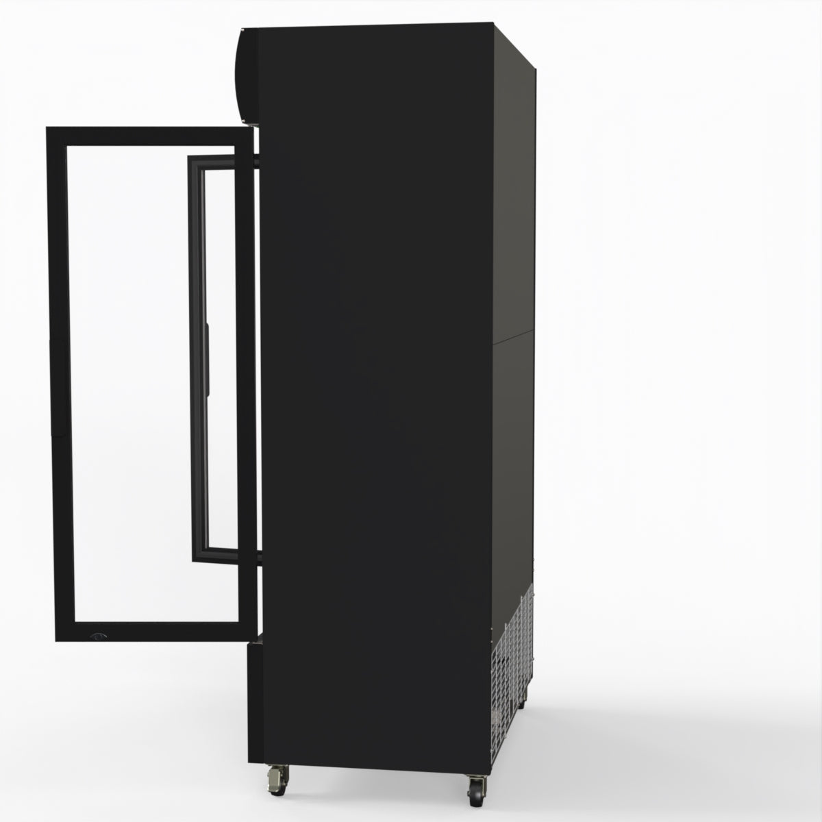 Thermaster 1000L Colourbond Upright Beverage Fridge 2 Doors Black LG-1000BP