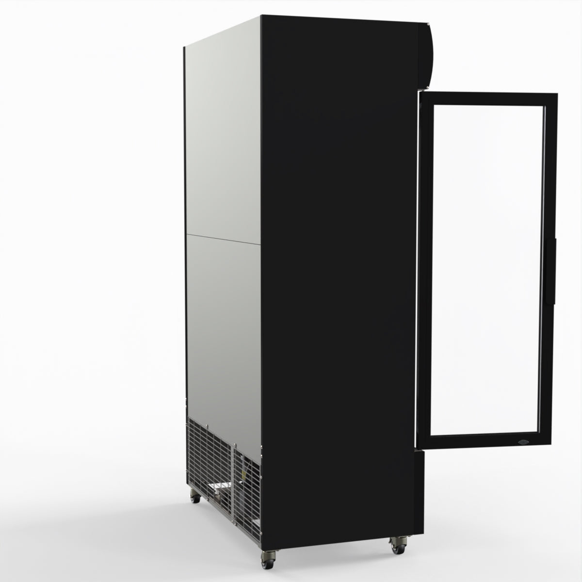 Thermaster 1000L Colourbond Upright Beverage Fridge 2 Doors Black LG-1000BP