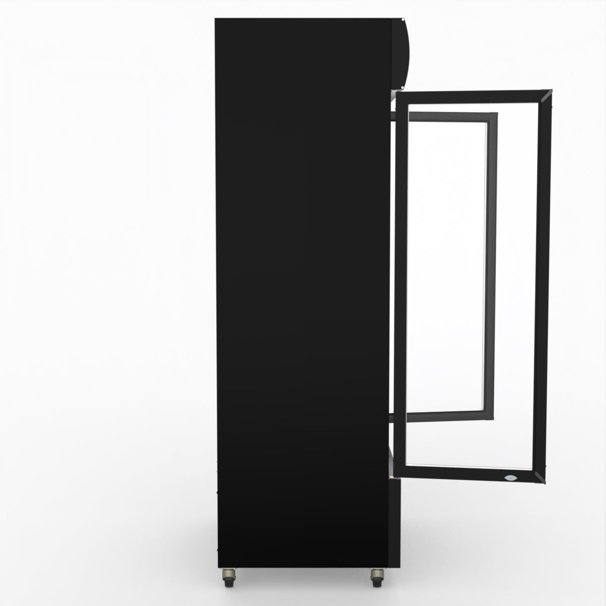 Thermaster 1000L Colourbond Upright Beverage Fridge 2 Doors Black LG-1000BP