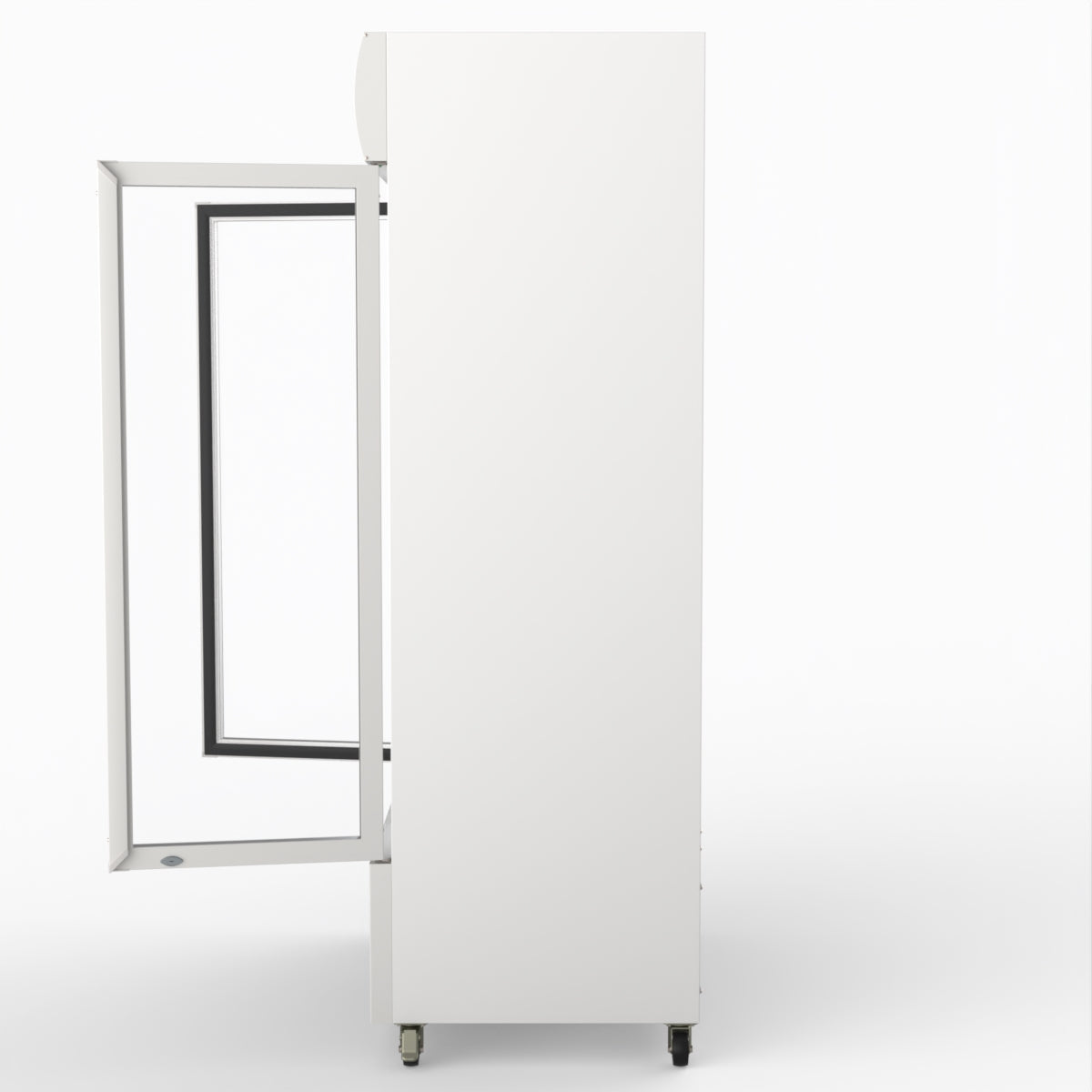 Thermaster 1000L Two Glass Door Colourbond Upright Drink Fridge White LG-1000P