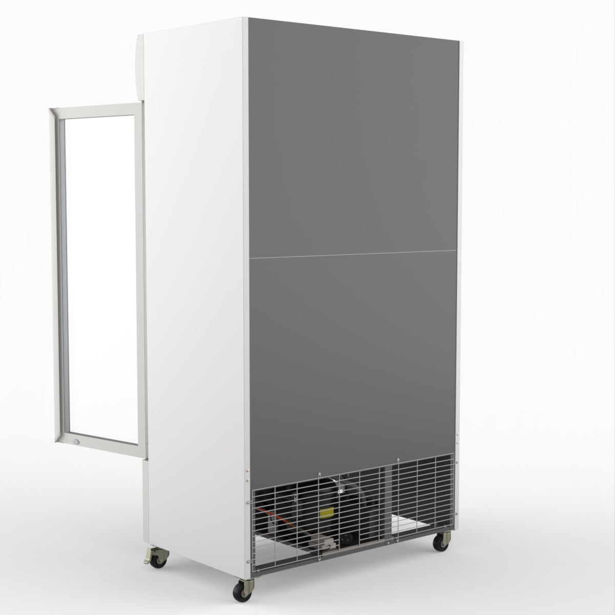 Thermaster 1000L Two Glass Door Colourbond Upright Drink Fridge White LG-1000P