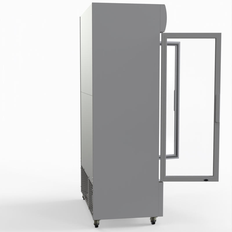 Thermaster 1000L Colourbond Upright Beverage Fridge 2 Doors White LG-1000P