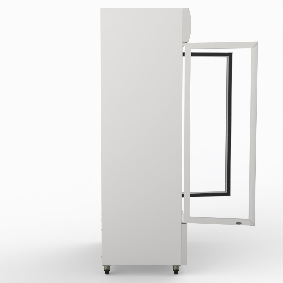 Thermaster 1000L Two Glass Door Colourbond Upright Drink Fridge White LG-1000P