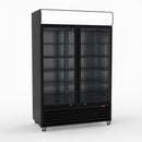 Thermaster Large Two Glass Door Colourbond Upright Drink Fridge LG-1200BP