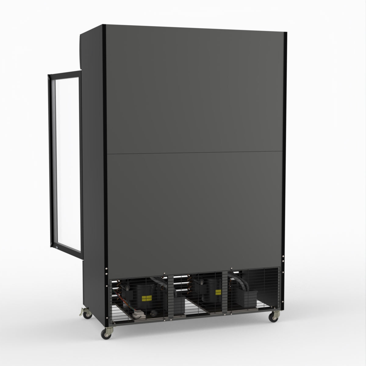 CLEARANCE - Thermaster Large Two Glass Door Colourbond Upright Drink Fridge LG-1200BP
