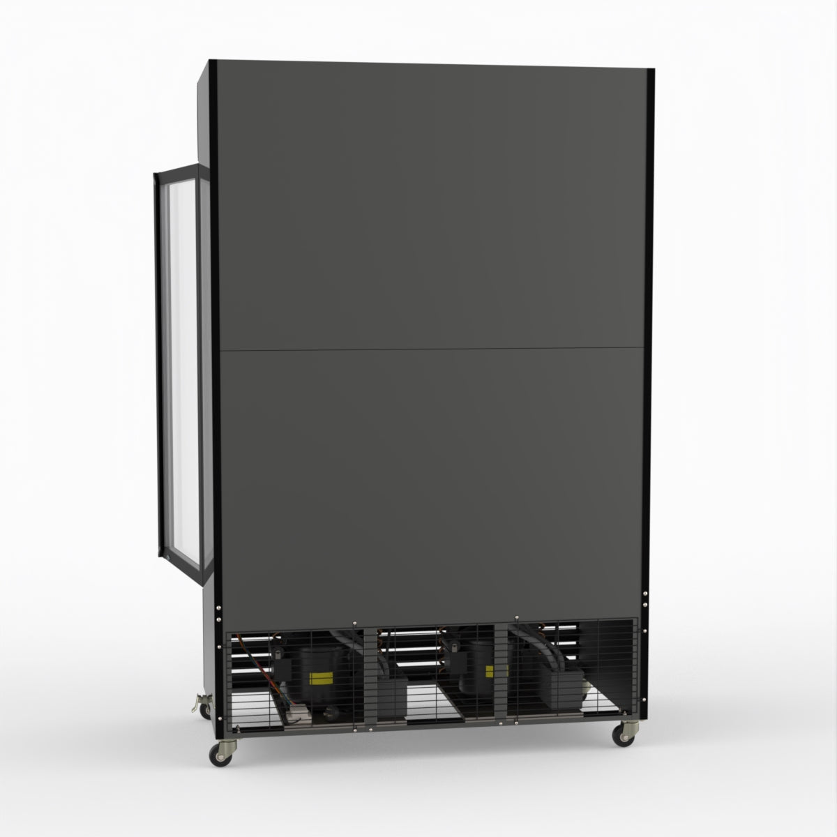 CLEARANCE - Thermaster Large Two Glass Door Colourbond Upright Drink Fridge LG-1200BP