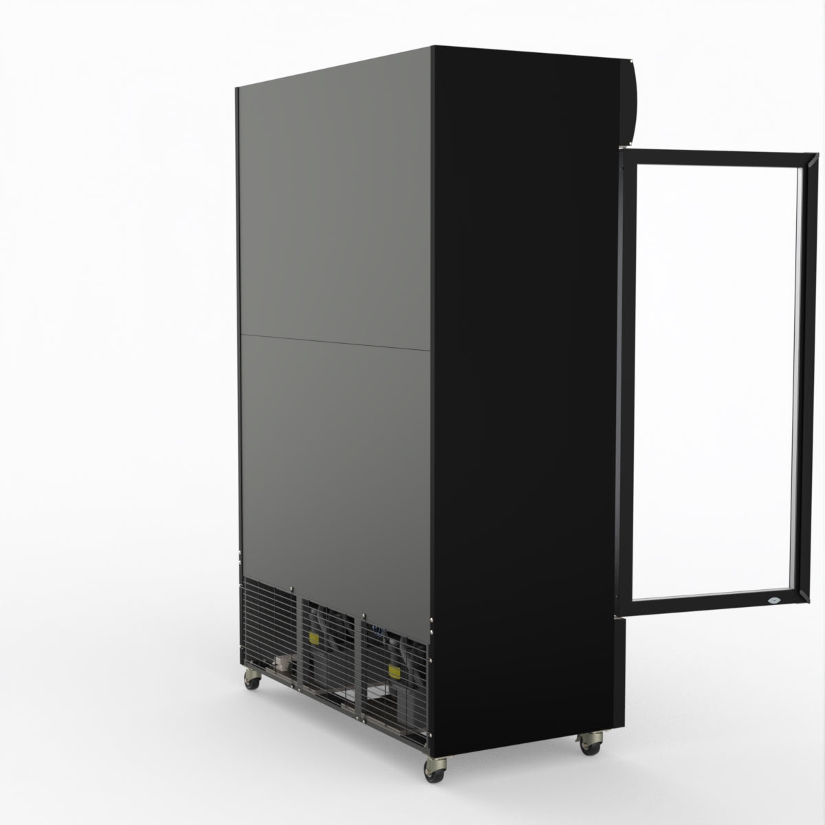 CLEARANCE - Thermaster Large Two Glass Door Colourbond Upright Drink Fridge LG-1200BP