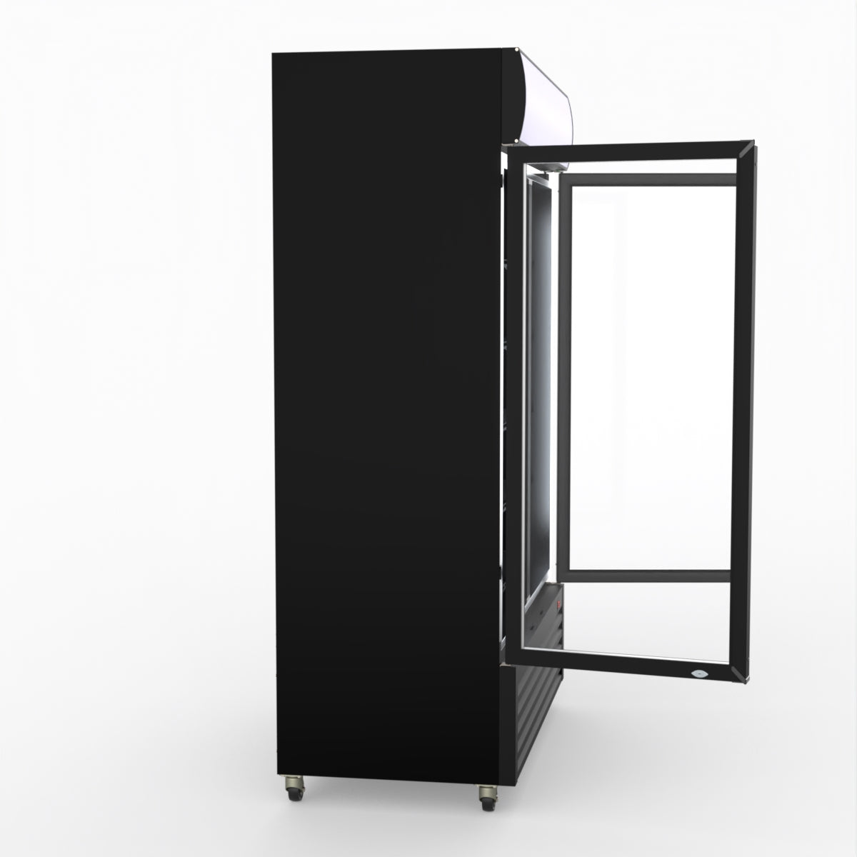CLEARANCE - Thermaster Large Two Glass Door Colourbond Upright Drink Fridge LG-1200BP