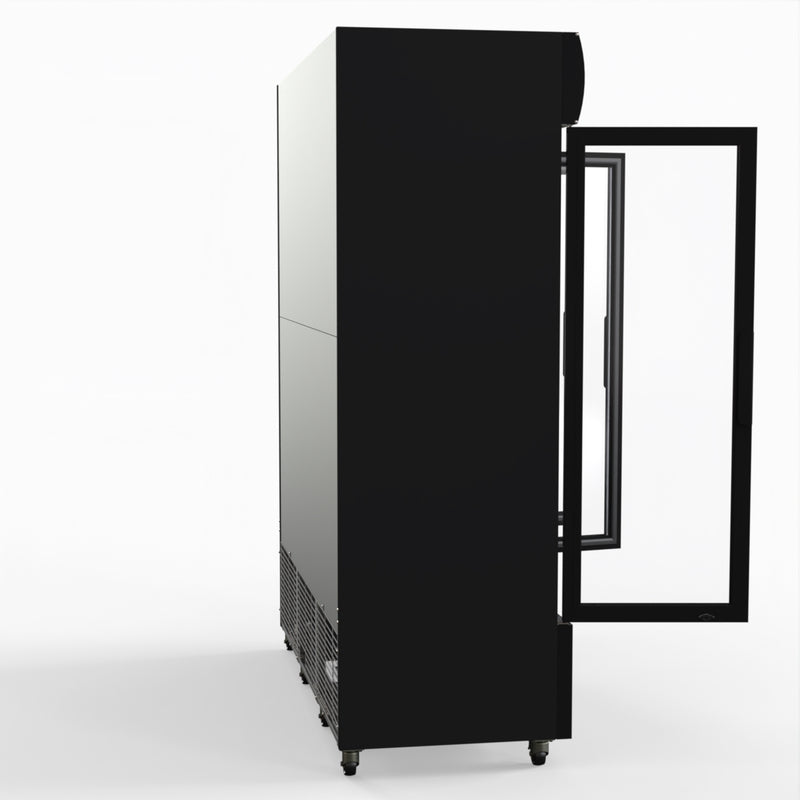 Thermaster Three Glass Door Colourbond Upright Drink Fridge LG-1203BP