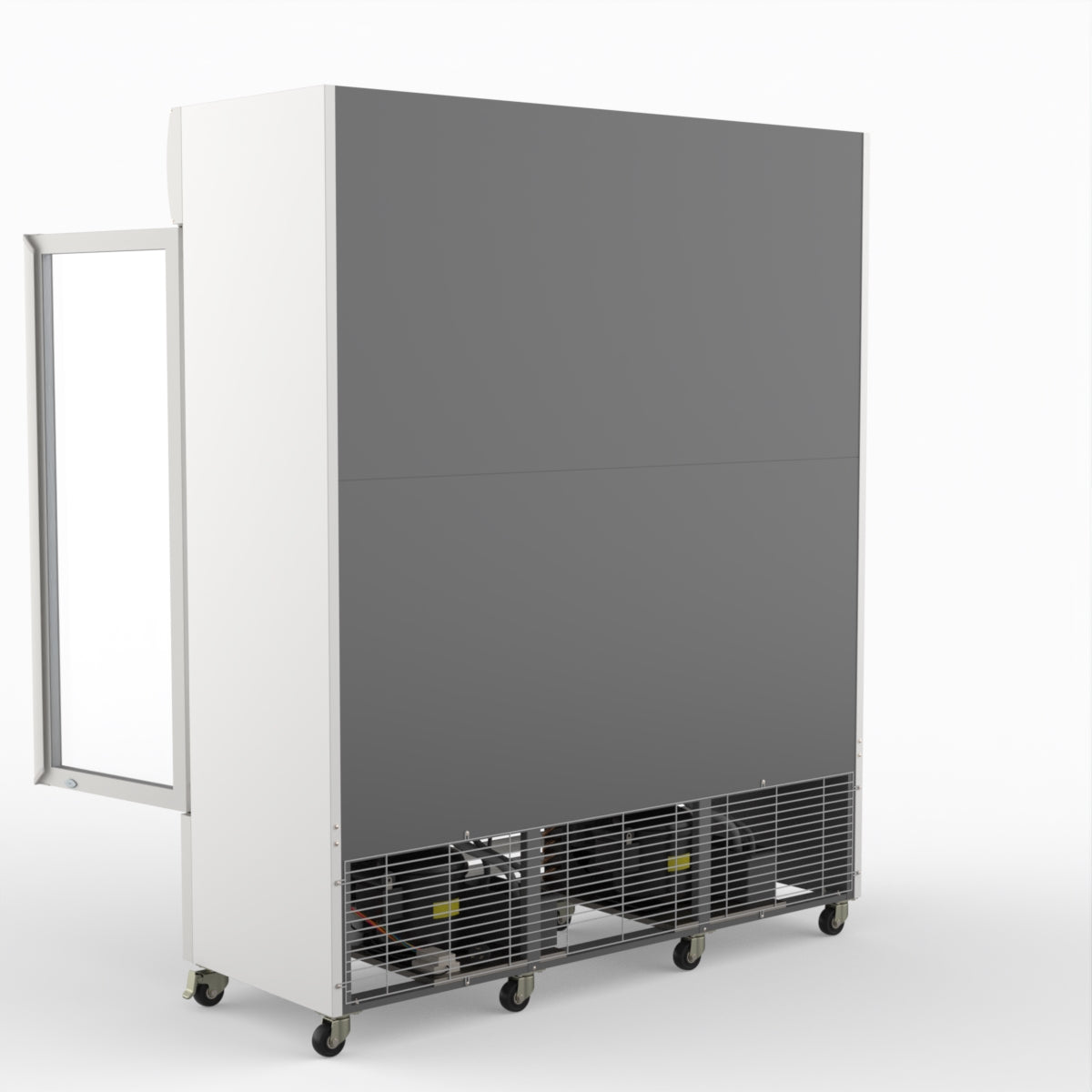 Thermaster 1200L 3 Glass Door Colourbond Upright Drink Fridge White LG-1203P