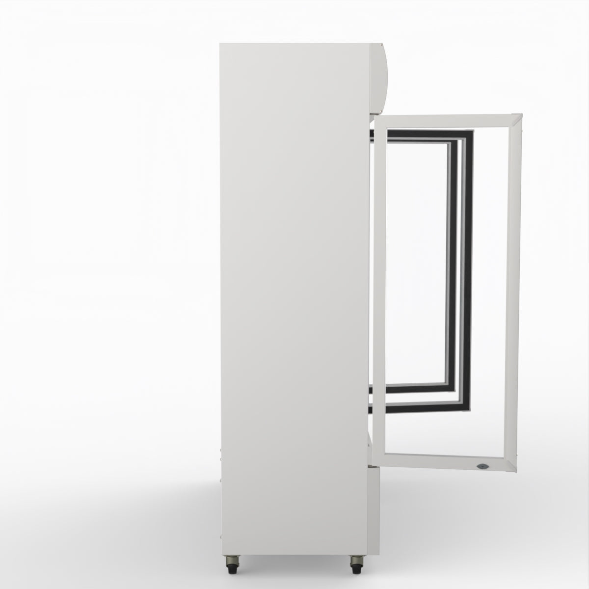 Thermaster 1200L 3 Glass Door Colourbond Upright Drink Fridge White LG-1203P