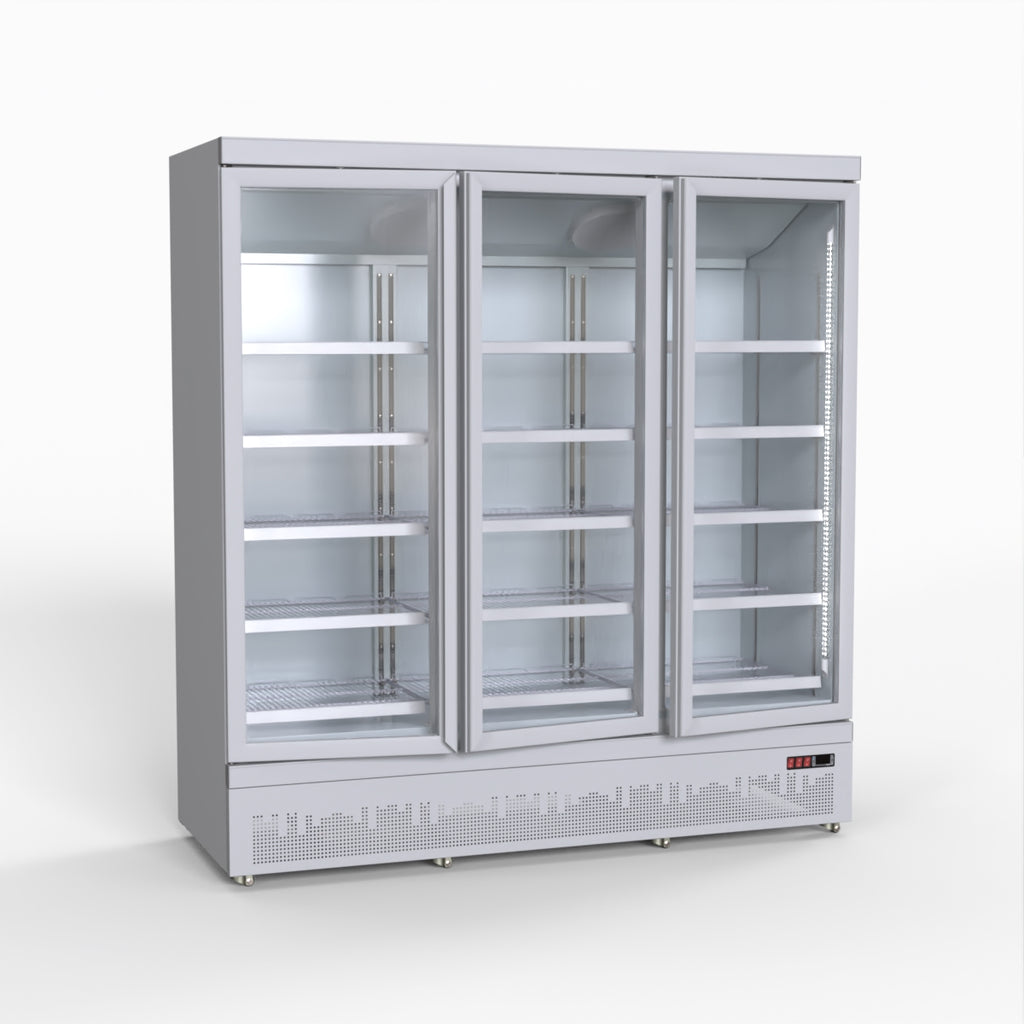 Thermaster 1500L 3 Door Supermarket Fridge Stainless LG-1500GBM