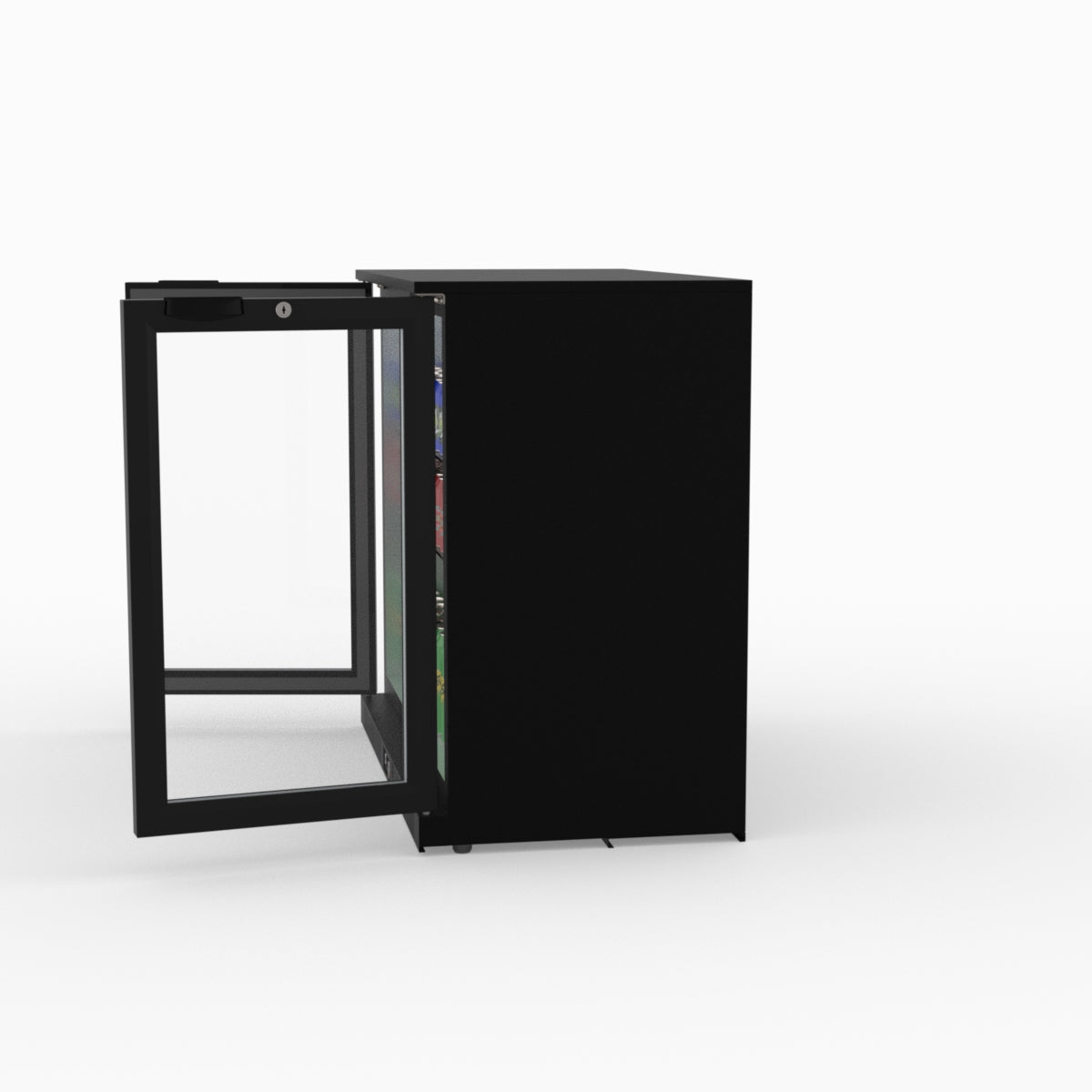 Thermaster Under Bench Double Tropicalised Heated Glass Doors Bar Cooler with Heater Switch - LG-208TD