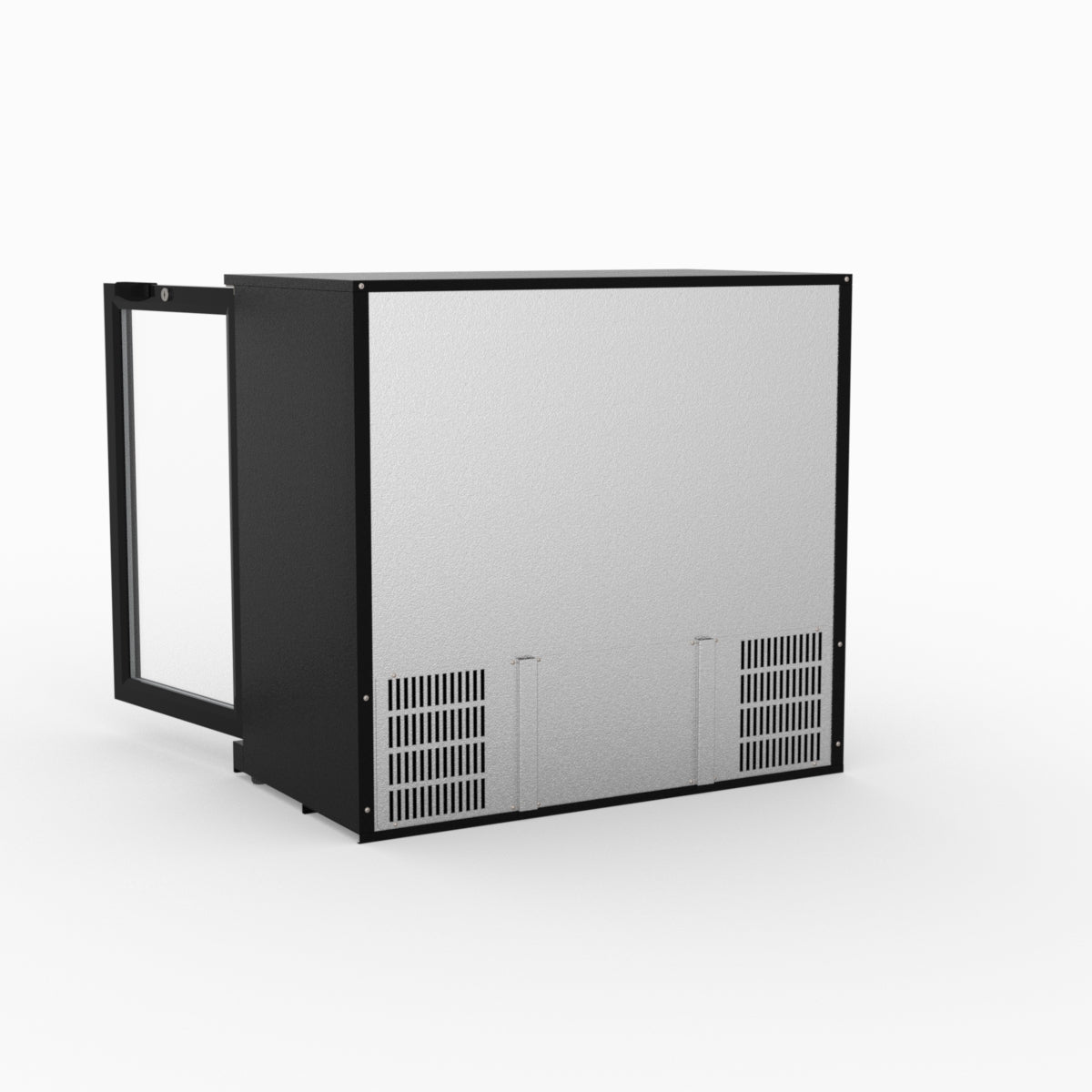 Thermaster Under Bench Double Tropicalised Heated Glass Doors Bar Cooler with Heater Switch - LG-208TD