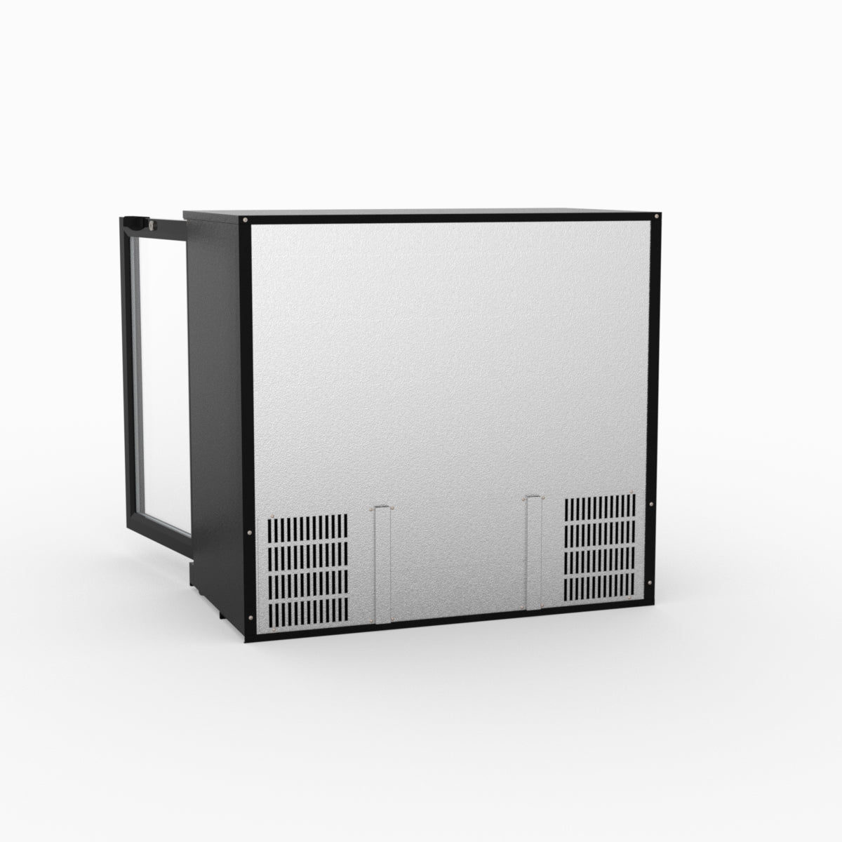 Thermaster Under Bench Double Tropicalised Heated Glass Doors Bar Cooler with Heater Switch - LG-208TD
