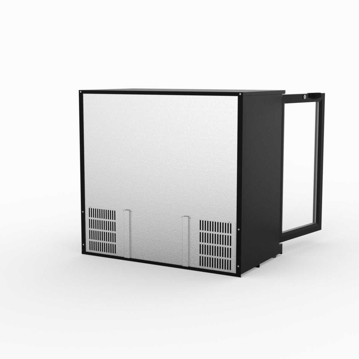 Thermaster Under Bench Double Tropicalised Heated Glass Doors Bar Cooler with Heater Switch - LG-208TD
