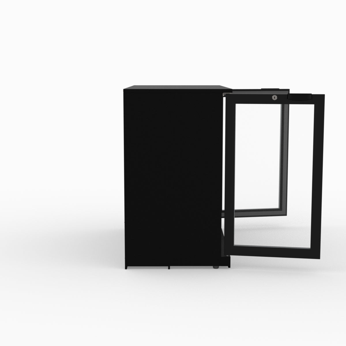 Thermaster Under Bench Double Tropicalised Heated Glass Doors Bar Cooler with Heater Switch - LG-208TD