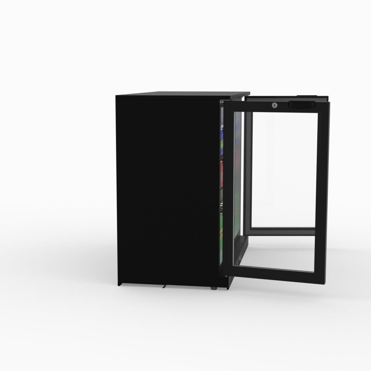 Thermaster Under Bench Double Tropicalised Heated Glass Doors Bar Cooler with Heater Switch - LG-208TD