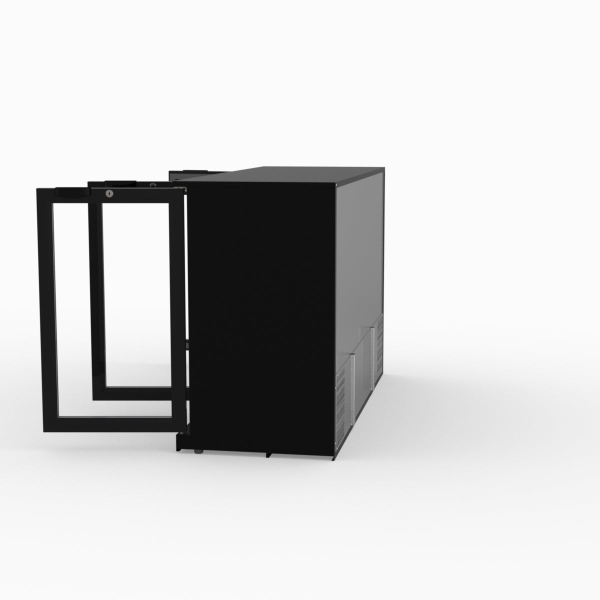 Thermaster Under Bench Three Tropicalised Heated Glass Doors Bar Cooler with Heater Switch - LG-330TD