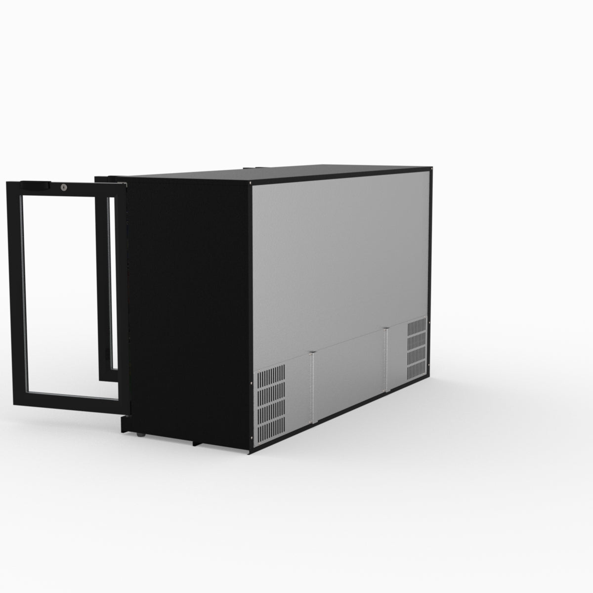 Thermaster Under Bench Three Tropicalised Heated Glass Doors Bar Cooler with Heater Switch - LG-330TD