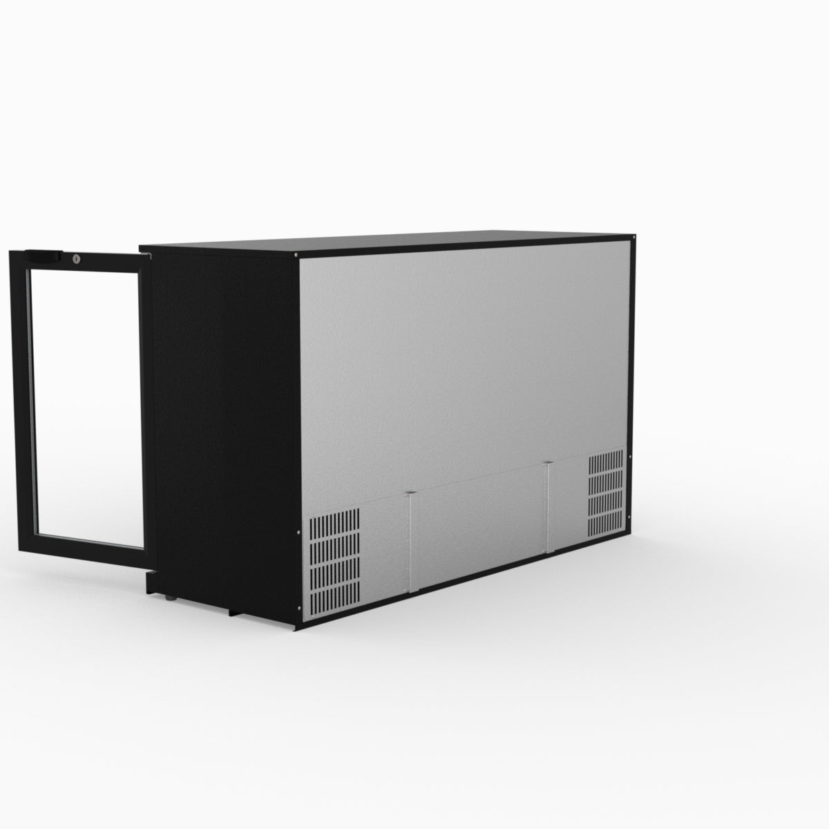 Thermaster Under Bench Three Tropicalised Heated Glass Doors Bar Cooler with Heater Switch - LG-330TD