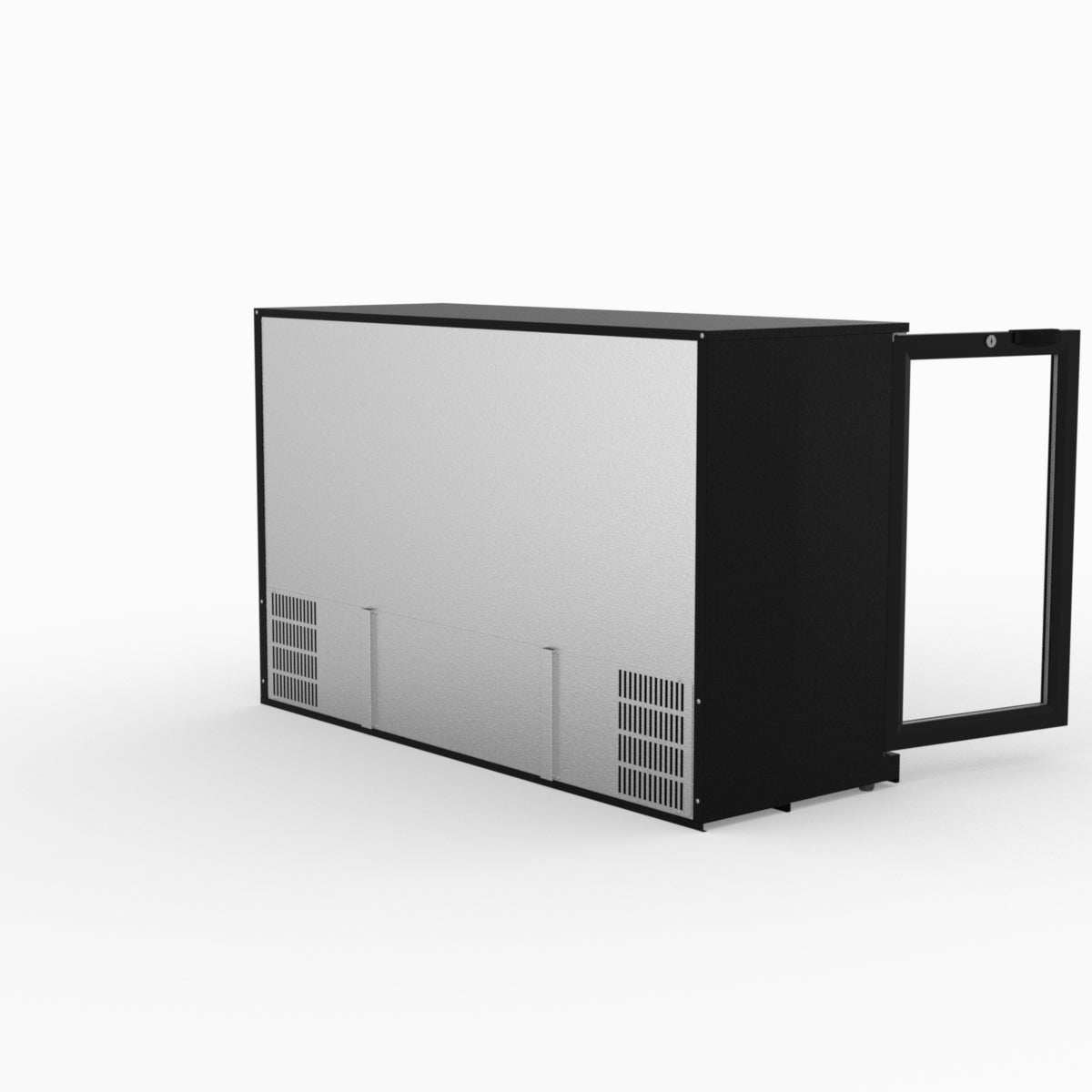 Thermaster Under Bench Three Tropicalised Heated Glass Doors Bar Cooler with Heater Switch - LG-330TD