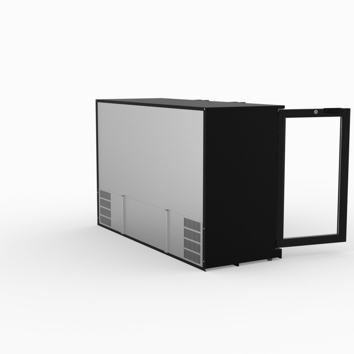 Thermaster Under Bench Three Tropicalised Heated Glass Doors Bar Cooler with Heater Switch - LG-330TD