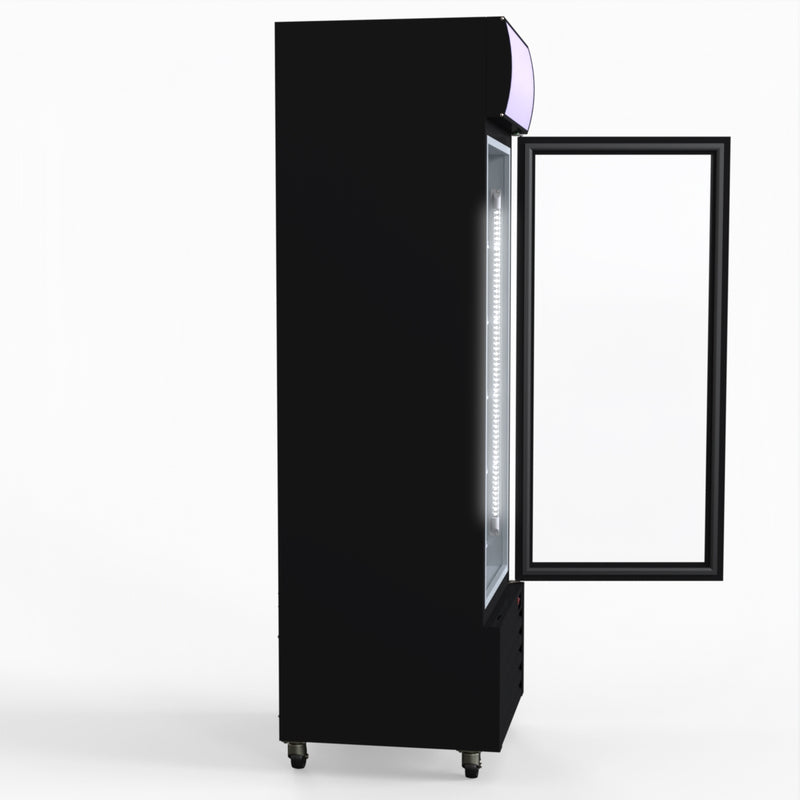 Thermaster Single Glass Door Colourbond Upright Drink Fridge LG-370BP