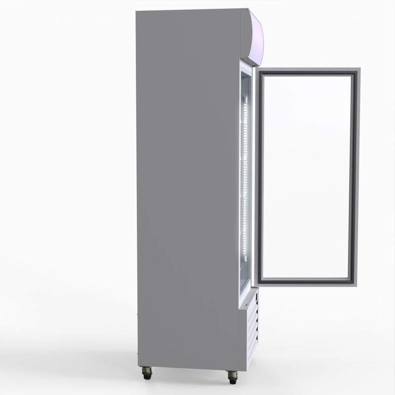 Thermaster Single Glass Door Colourbond Upright Drink Fridge LG-370GT